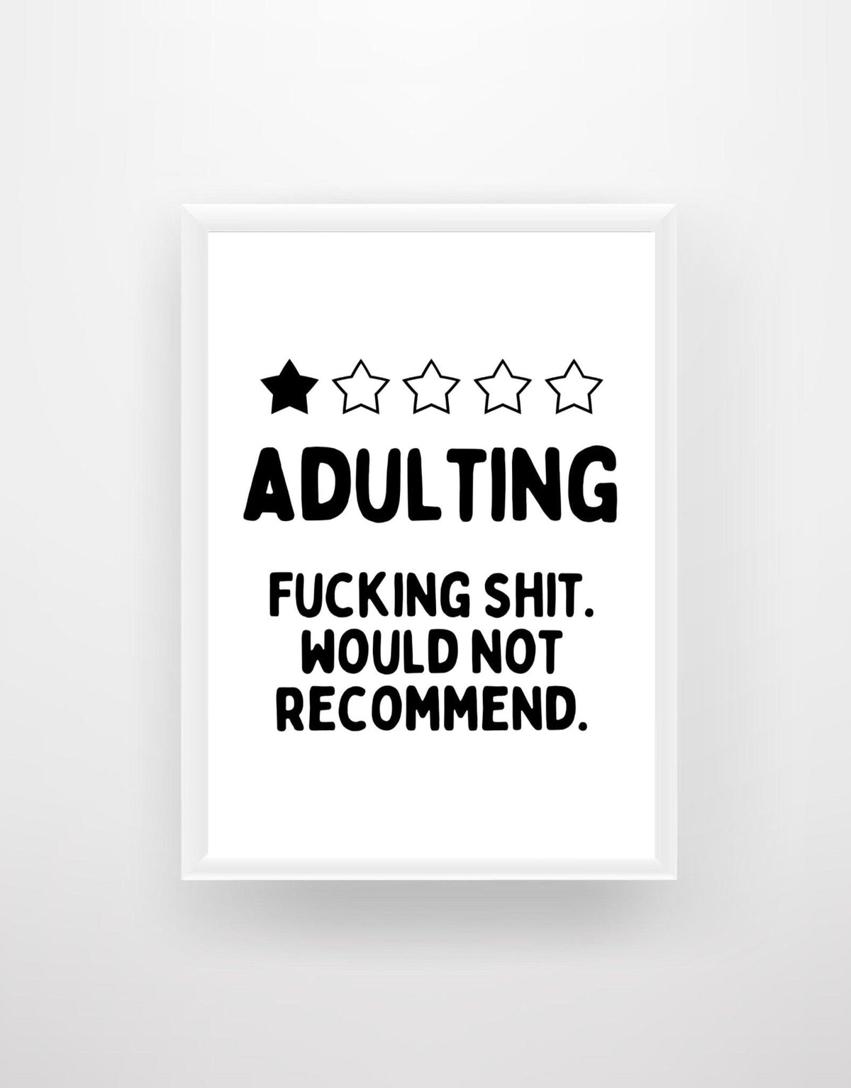 Adulting - 1 Star