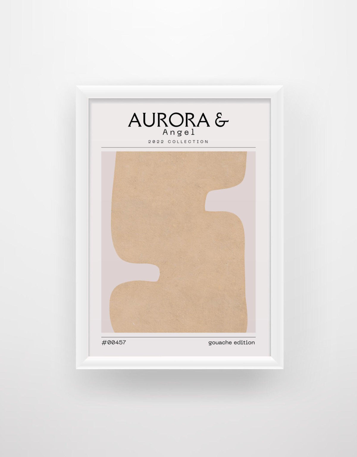 Aurora & Angel (#00457) - Abstract Print - Chic Prints