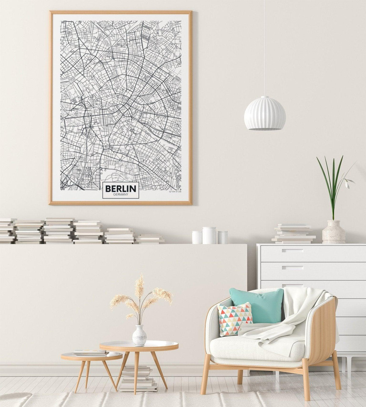 Berlin City Map Poster - Germany-Chic Prints