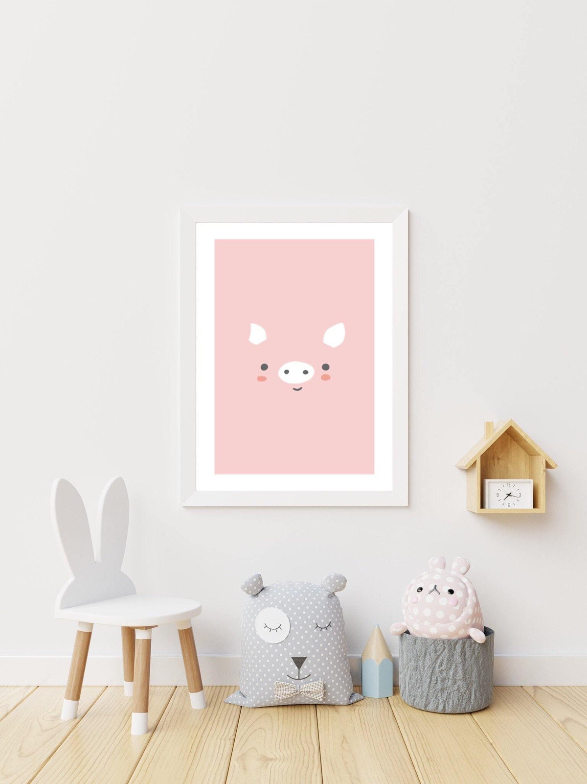 Little Piggy - Nursery print-Chic Prints