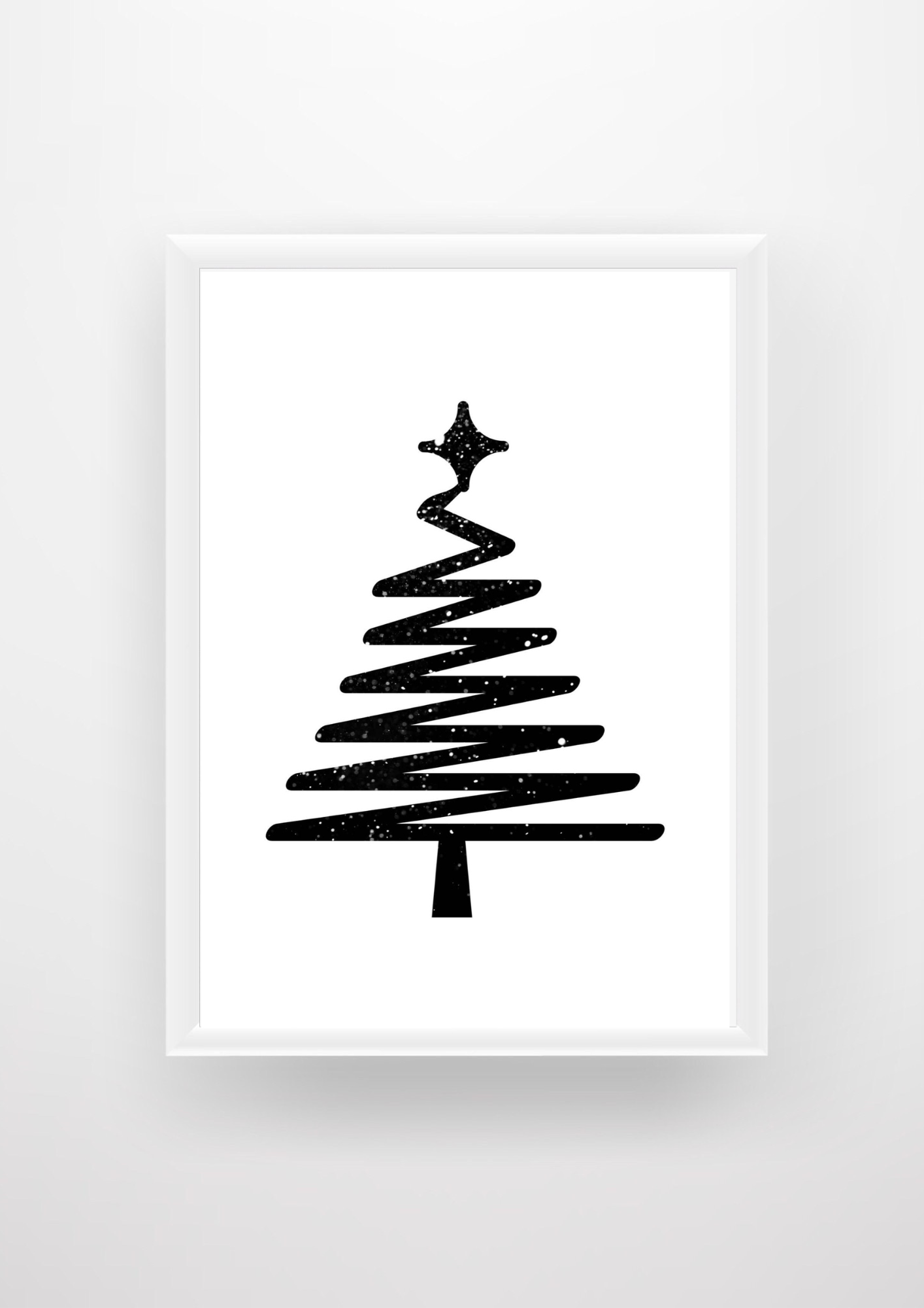 Simple Christmas Tree Outline Design