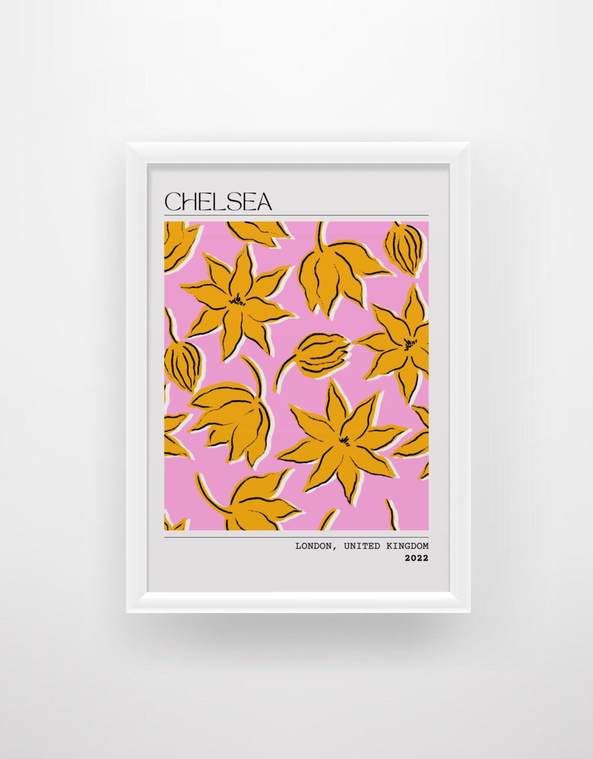 Chelsea - Abstract Cut-Out Print - Chic Prints