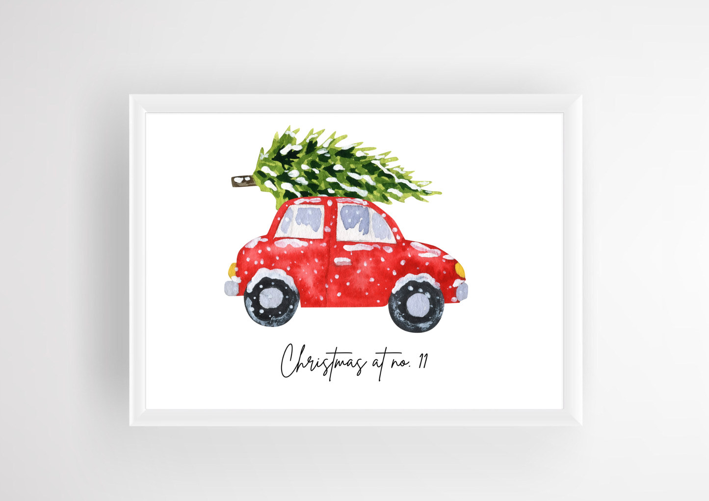 Personalised Home Christmas Car Design