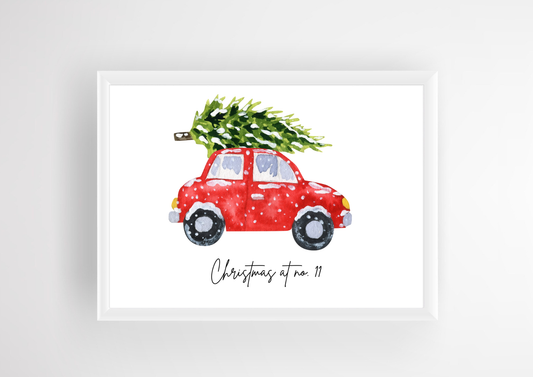 Personalised Home Christmas Car Design