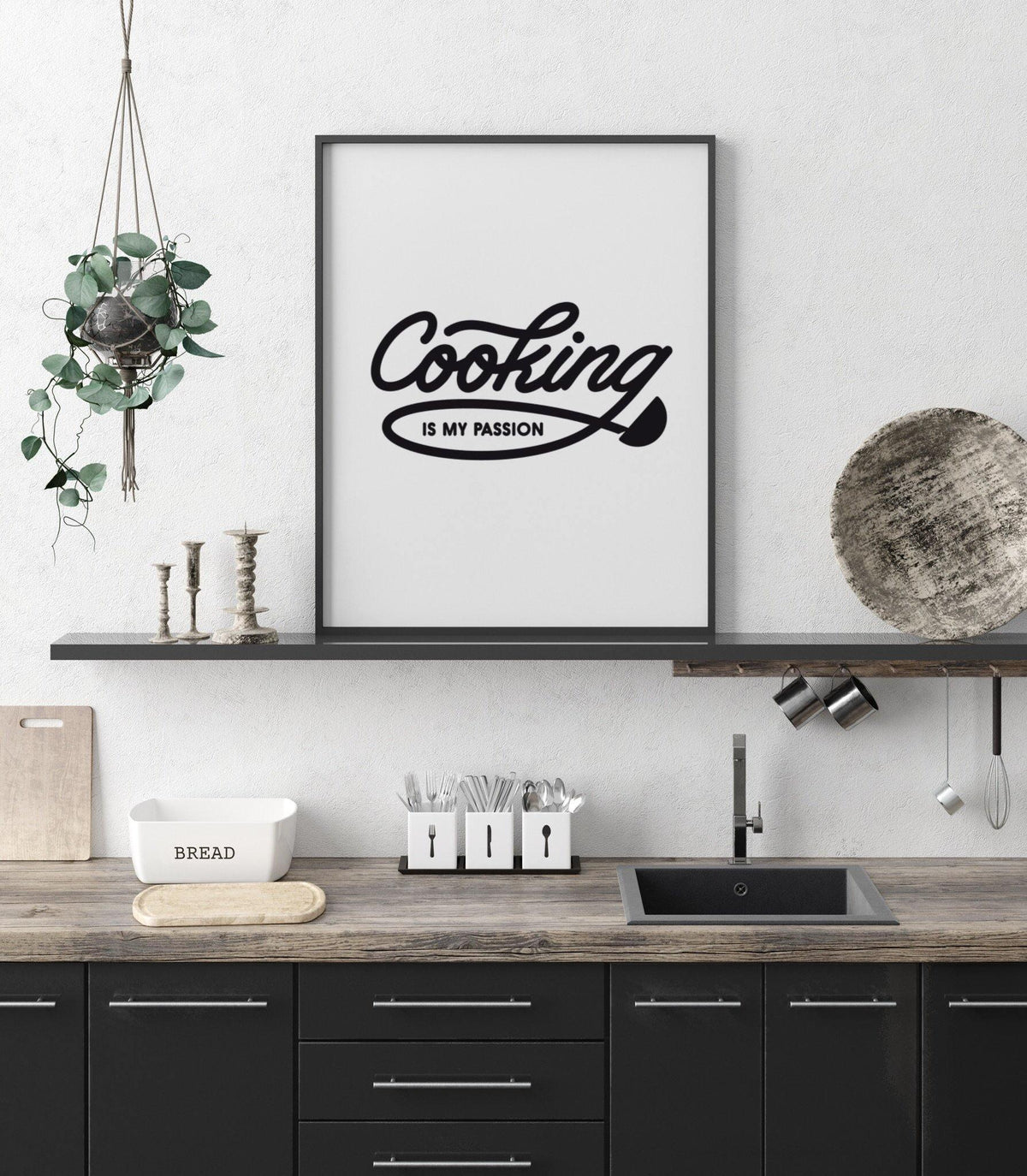Cooking is my passion - Kitchen Print - Chic Prints