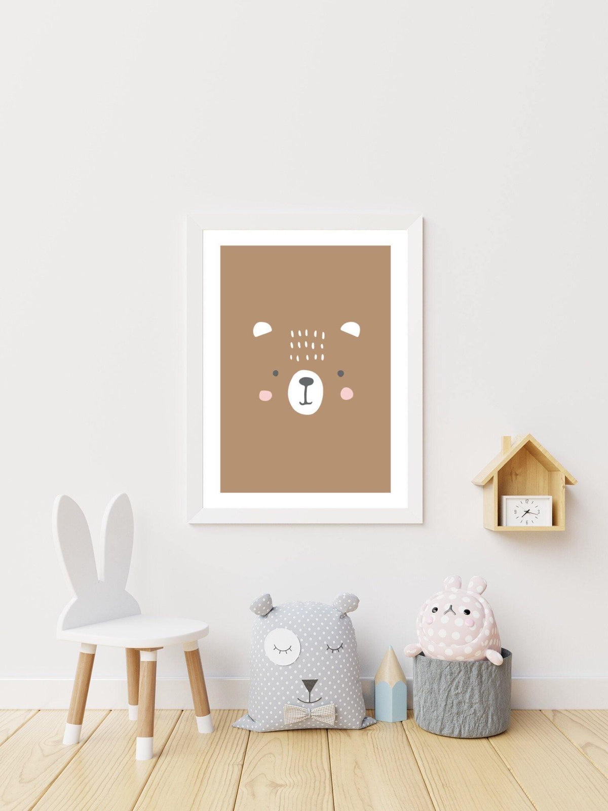 Daddy Bear - Nursery print-Chic Prints