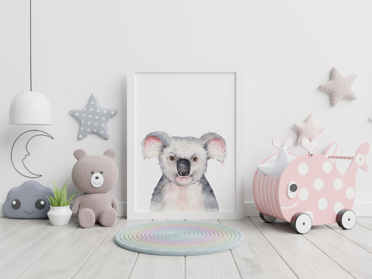 Koala - Nursery Safari Animal Prints-Chic Prints