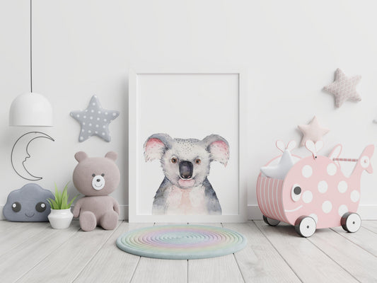 Koala - Nursery Safari Animal Prints-Chic Prints