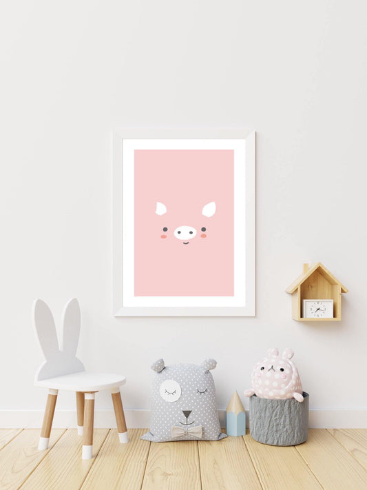 Little Piggy - Nursery print-Chic Prints