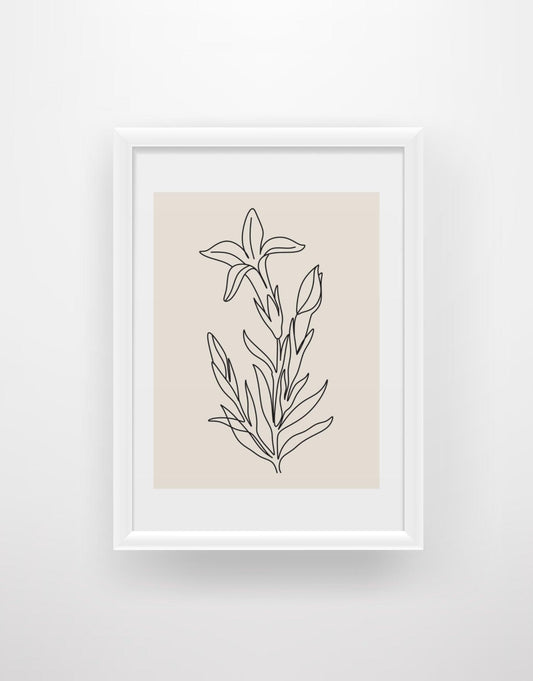 Neutral Botanical 2 - Chic Prints
