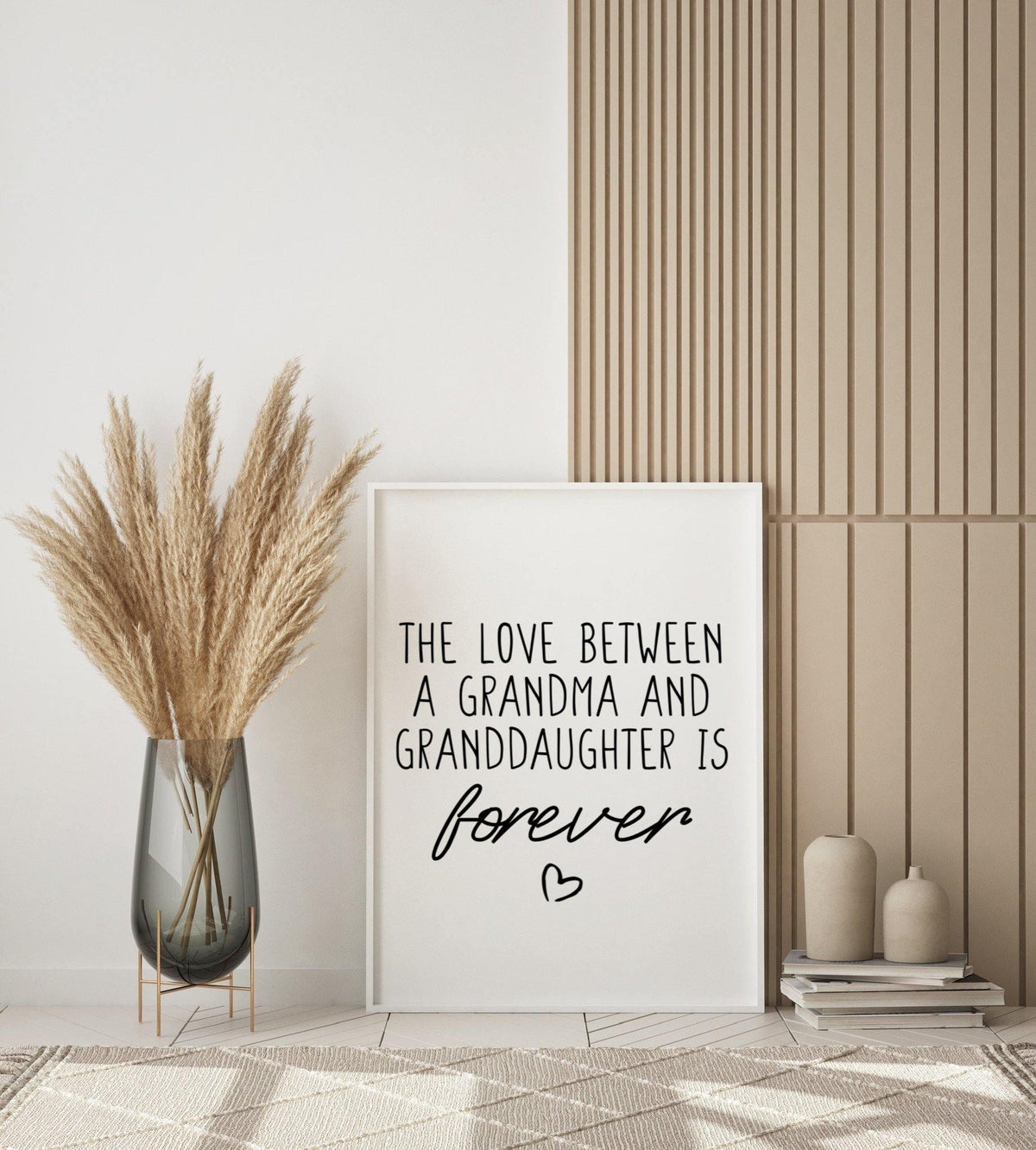 The love between a Grandma and Granddaughter is forever - Chic Prints